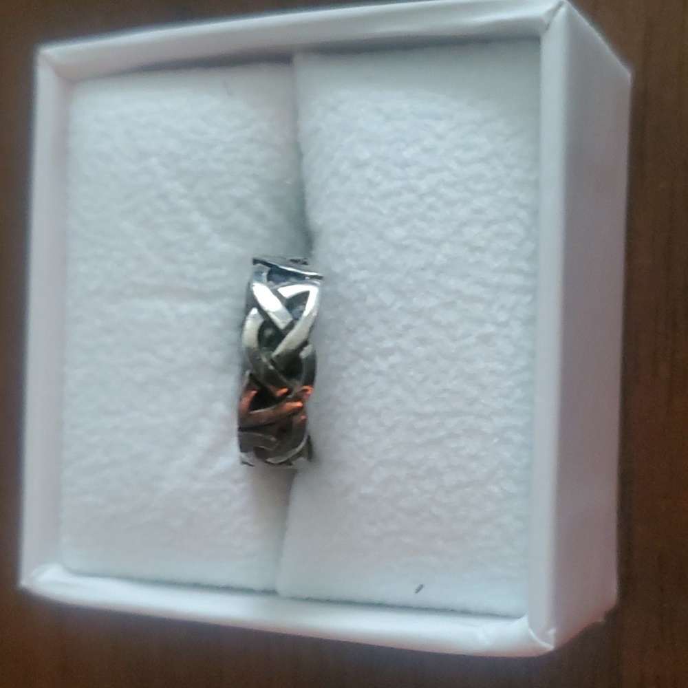 Sterling braid band size 5
